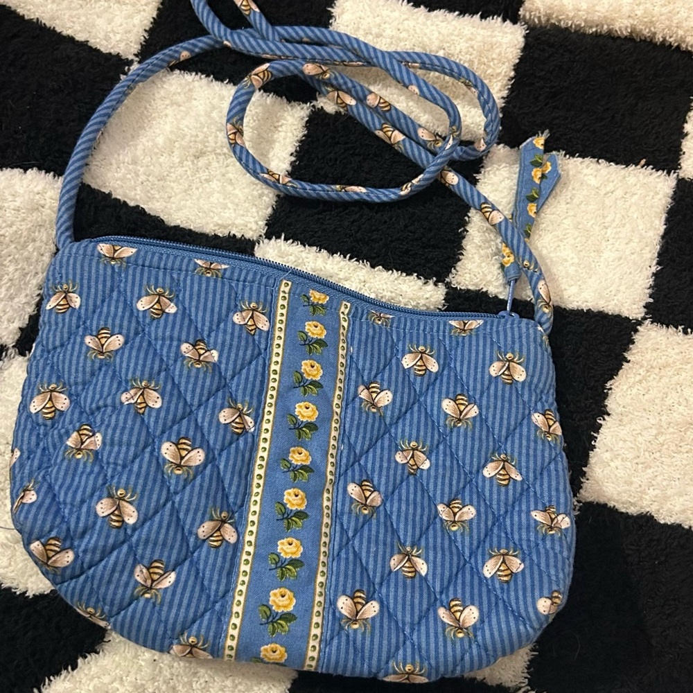 Vera Bradley Blue Bee Small Shoulder Bag